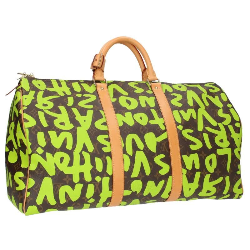 Louis Vuitton Keepall 50 Graffiti Veil Boston Bag — view 2