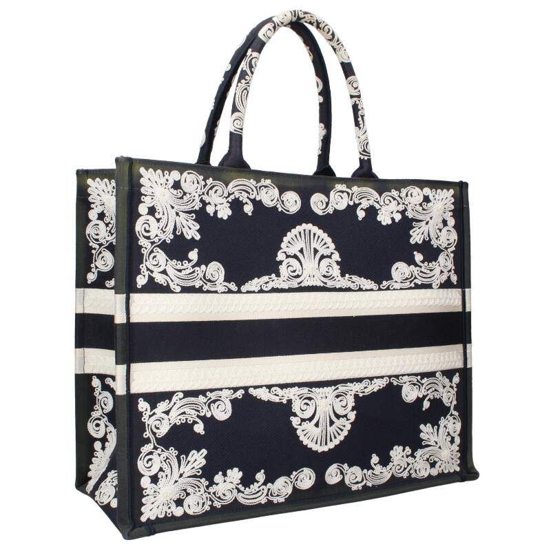 Christian Dior Book Tote Gradient Finish Cornelia Embroidered — view 2