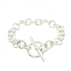 Hermes Classic Silver Chain Link Bracelet — view 3