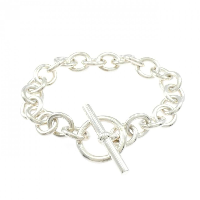 Hermes Classic Silver Chain Link Bracelet — view 3