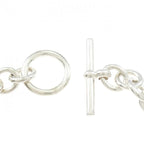 Hermes Classic Silver Chain Link Bracelet — view 4