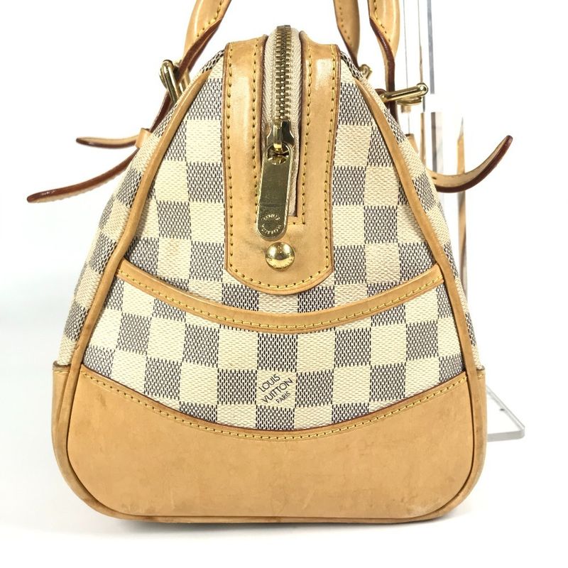 Louis Vuitton Handbag Bar Cles PM Damier Azur Canvas White — view 4