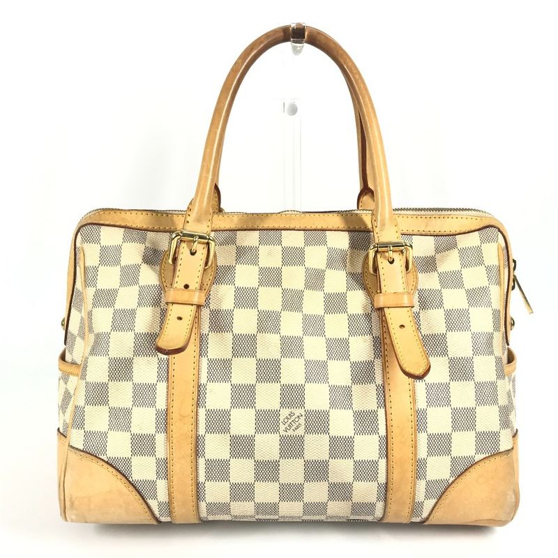 Louis Vuitton Handbag Bar Cles PM Damier Azur Canvas White — view 2