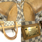 Louis Vuitton Handbag Bar Cles PM Damier Azur Canvas White — view 7