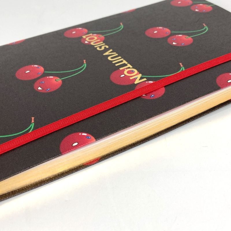 Louis Vuitton Notebook MM Jane Cherry Gi1371 Paper Brown — view 6