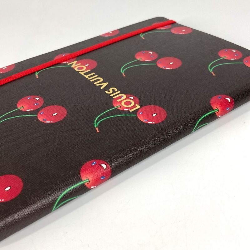 Louis Vuitton Notebook MM Jane Cherry Gi1371 Paper Brown — view 4