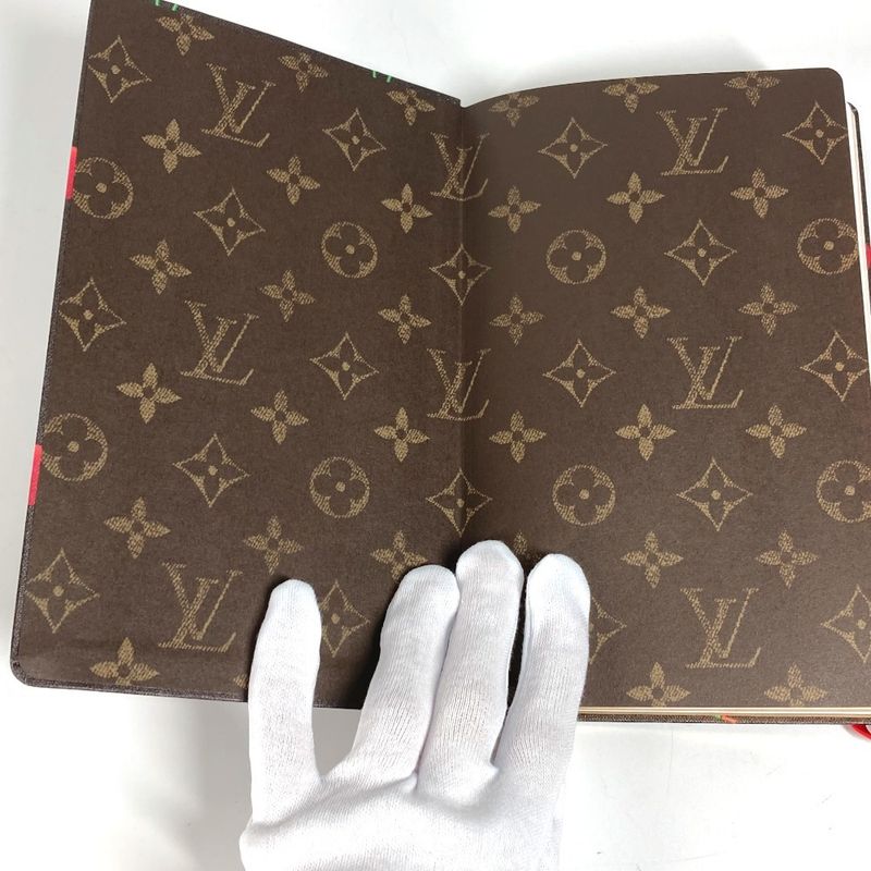 Louis Vuitton Notebook MM Jane Cherry Gi1371 Paper Brown — view 8