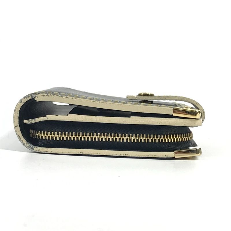 Louis Vuitton Bifold Wallet Compact Zip Suhali Leather Noir Black — view 3
