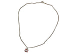 Chanel CC Logo Necklace 04 46 Metal Rhinestone Clear Gold