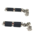 Hermes Earrings Charniere PM Swift Black — view 5