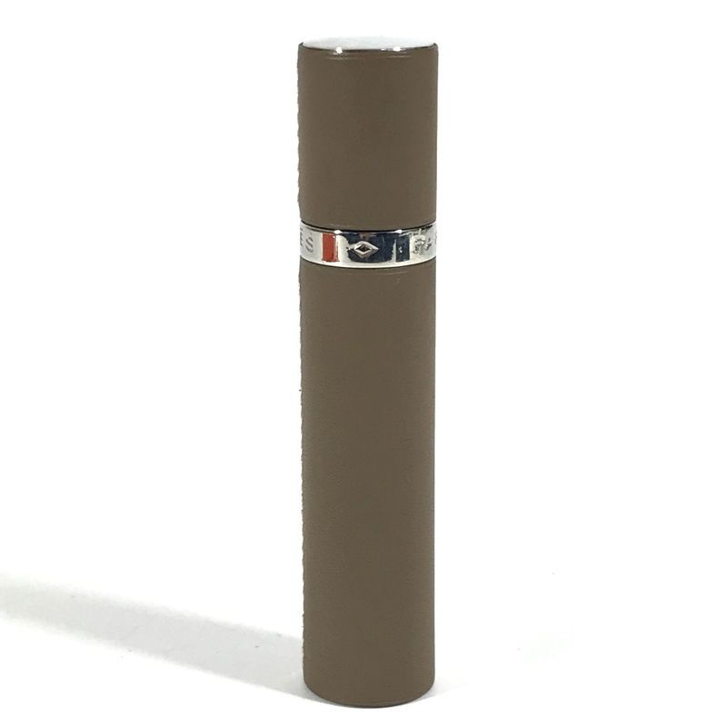 Hermes Accessory Case Atomizer Leather Etoupe Gray — view 2