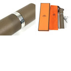 Hermes Accessory Case Atomizer Leather Etoupe Gray — view 9