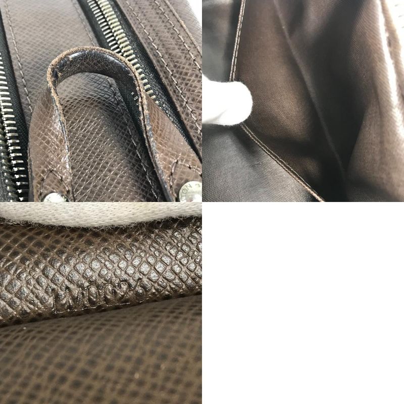 Louis Vuitton Second Bag Trousse Ivan Taiga Leather Grizzly Brown — view 9