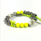 Louis Vuitton Bracelet Monogram Beads Metal Yellow — view 4