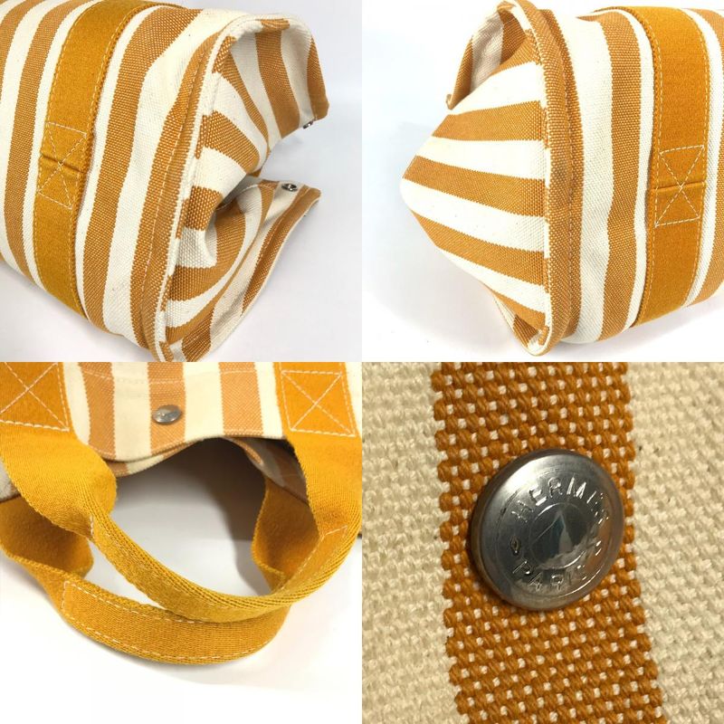 Hermes Cannes PM Canvas Yellow — view 7