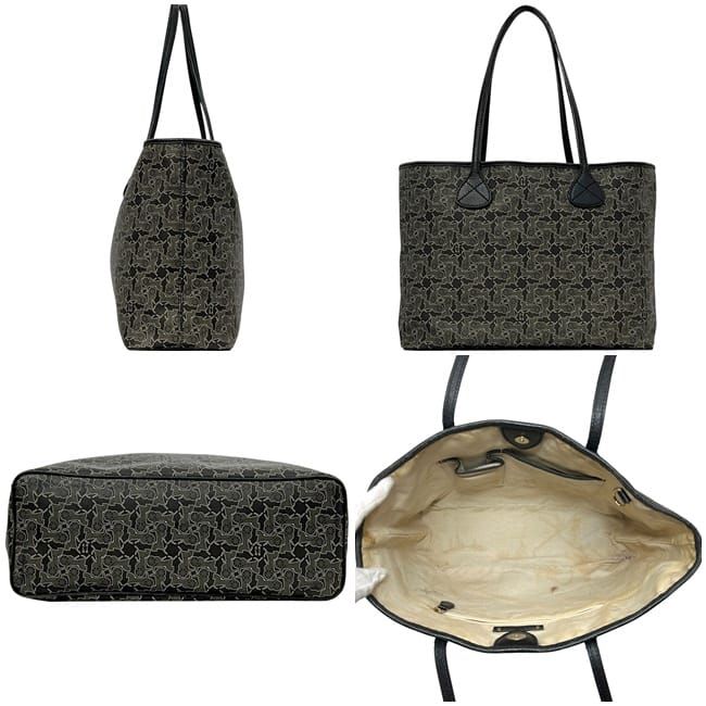 Celine Tote Bag Sulky Gray Black Light Leather — view 3
