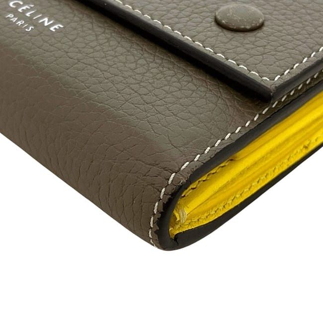 Celine Trifold Wallet Small Gray — view 8