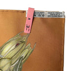 Hermes Scarf Carre 90 Orange Beige Pass Iflores — view 3
