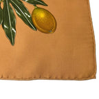 Hermes Scarf Carre 90 Orange Beige Pass Iflores — view 5