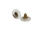 Chanel CC Logo Earrings Metal Rhinestone Gold Clear — view 8