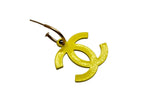 Chanel CC Logo Swing Earrings 03 Yellow Gold — view 5