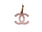 Chanel CC Logo Swing Hook Earrings 03 Pink Gold — view 2