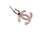 Chanel CC Logo Swing Hook Earrings 03 Pink Gold — view 4