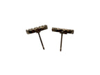 Chanel CC Logo Rhinestone Earrings 02 Gold — view 5