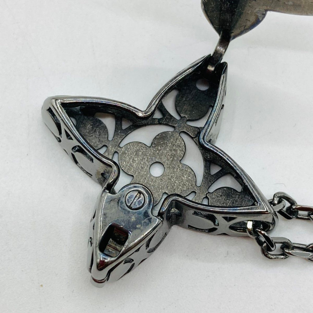 Louis Vuitton Pendant Flower Locket Le4212 Necklace Resin Cracked — view 7