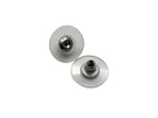 Chanel CC Logo Silver Rhinestone Earrings — view 7