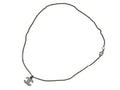 Chanel Rhinestone CC Logo Necklace 09 Silver