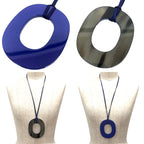 Hermes Ism GM Pendant Necklace Buffalo Horn — view 3