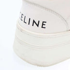 Celine High Cut Lace Up Block Sneakers Rm1212 White 36 — view 9