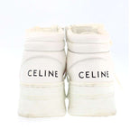 Celine High Cut Lace Up Block Sneakers Rm1212 White 36 — view 3
