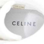 Celine High Cut Lace Up Block Sneakers Rm1212 White 36 — view 5