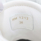 Celine High Cut Lace Up Block Sneakers Rm1212 White 36 — view 6