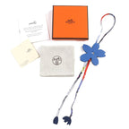 Hermes Petit H Ash Cherry Taurillon Clemence Chevre Misol Blue — view 2