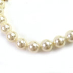 Chanel C24 C Coco Mark Star Lame Pearl Choker Necklace Accessory Gold White — view 5