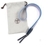 Hermes Caval Togo 25 mm Canvas Leather Silver Hardware Shoulder Strap — view 2