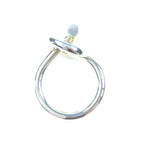 Hermes Echape MM 925 Ring Silver 51 With Case — view 7