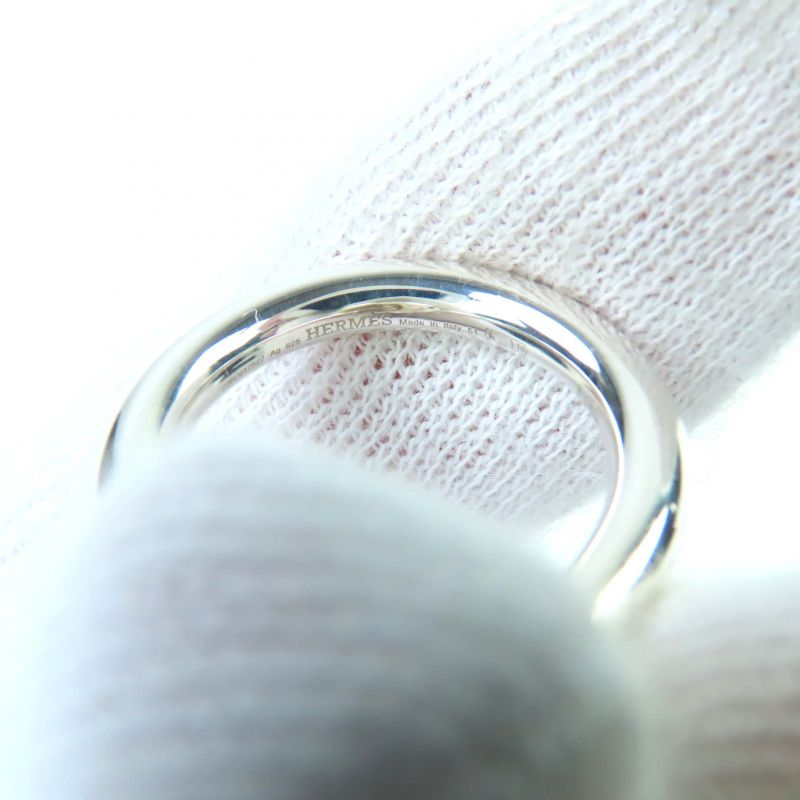Hermes Echape MM 925 Ring Silver 51 With Case — view 8