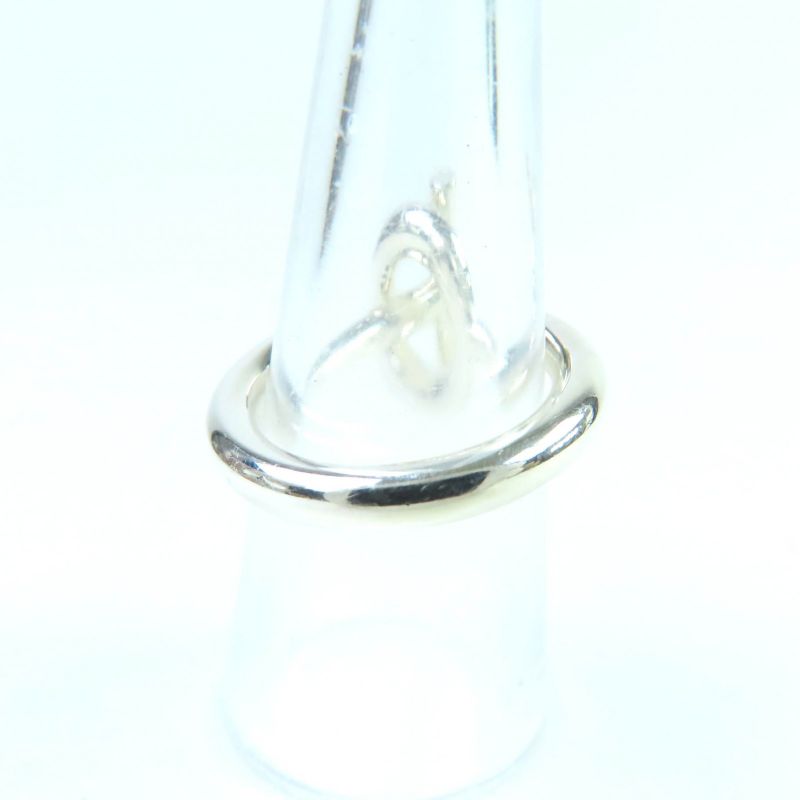 Hermes Echape MM Ring AG 925 Silver 50 Size 10 Box — view 5