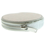 Celine Triomphe Coin Case Wallet Silver — view 4