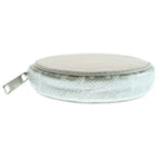 Celine Triomphe Coin Case Wallet Silver — view 5