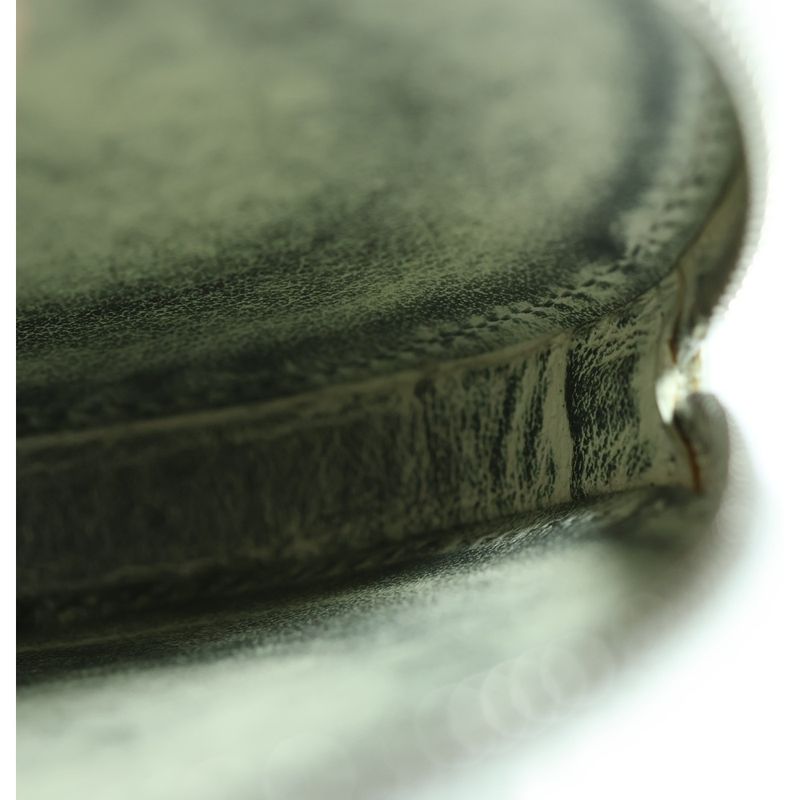 Celine Triomphe Coin Case Wallet Silver — view 6