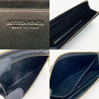 Bottega Veneta Intrecciato Long Wallet Black with Cloth Bag — view 5