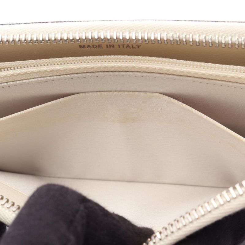 Chanel Round Long Wallet Coco Mark Black Leather — view 8
