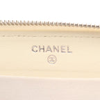 Chanel Round Long Wallet Coco Mark Black Leather — view 4
