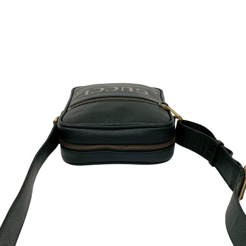 Gucci Sherry Line GG Logo Leather Shoulder Bag Sacoche Pochette Messenger — view 5