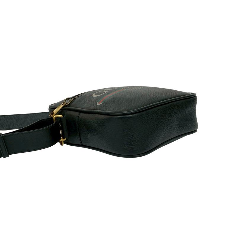 Gucci Sherry Line GG Logo Leather Shoulder Bag Sacoche Pochette Messenger — view 8